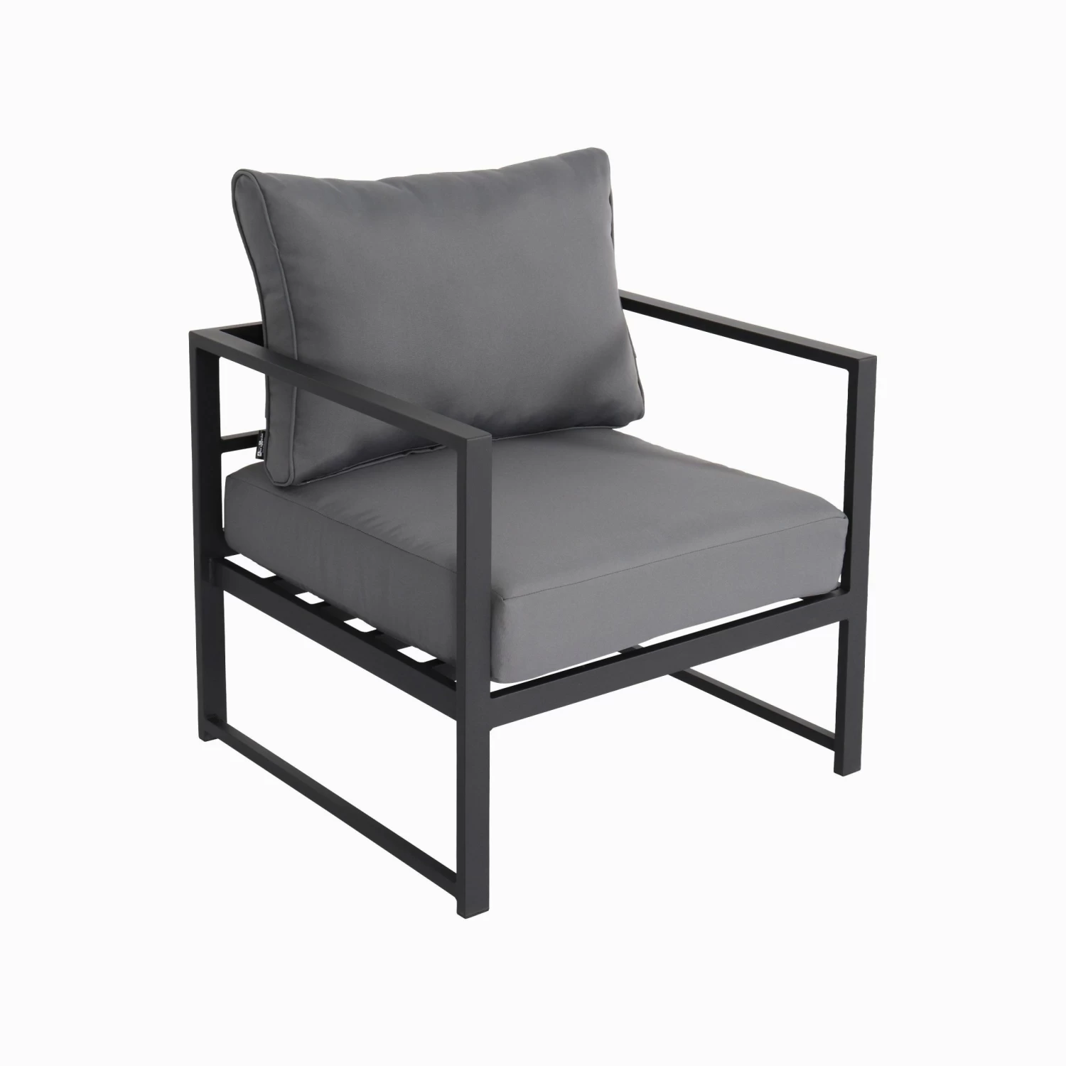 Salon De Jardin Modulable Aluminium 5 Places Couleur : Anthracite / Gris 3 Salon De Jardin Modulable Aluminium 5 Places Couleur : Anthracite / Gris – Image 3
