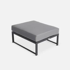 Salon De Jardin Modulable Aluminium 5 Places Couleur : Anthracite / Gris 14 Salon De Jardin Modulable Aluminium 5 Places Couleur : Anthracite / Gris -Sweeek AF3007ATGY 05