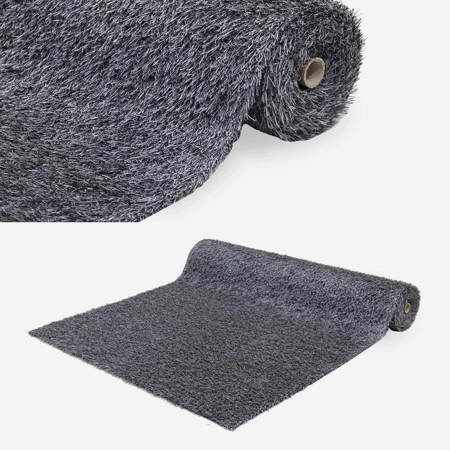 Gazon Synthétique Gris 20mm 4 Gazon Synthétique Gris 20mm – Image 4