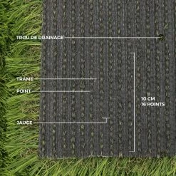 Gazon Synthétique 40mm 9 Gazon Synthétique 40mm -Sweeek AG40DLX1X4ELG 05