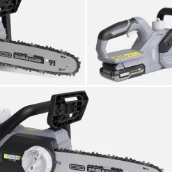 Tronçonneuse à Batterie 20V, Chargeur 20V 6 Tronçonneuse à Batterie 20V, Chargeur 20V -Sweeek CS25BAT20V2 03