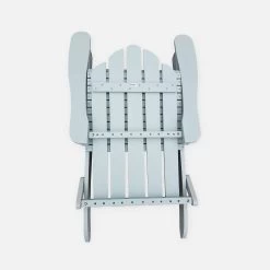 Fauteuil De Jardin Pliable Bois Couleur : Vert De Gris -Sweeek ECADIROGGY 03