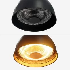 Parasol Chauffant électrique 1500W 8 Parasol Chauffant électrique 1500W -Sweeek EHH1500LAPBK 04