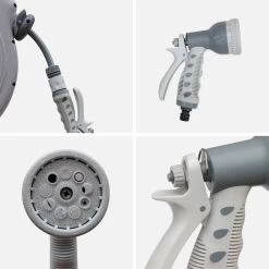 Dévidoir Mural Automatique Avec Tuyau D'arrosage, 30m -Sweeek EXWH30AR 03