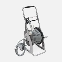 Dévidoir Sur Roues Avec Tuyau D'arrosage, 30m