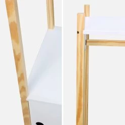 Penderie Enfant Bois Massif 2 Portes Coulissantes -Sweeek IKSCANDICCR 03