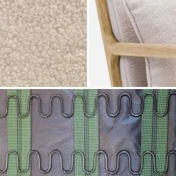 Rocking Chair Scandinave Bouclettes -Sweeek IRACSCABOUCL 04