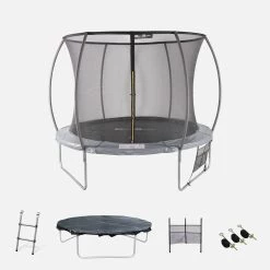 Trampoline 305cm Filet Intérieur Avec Pack D'accessoires