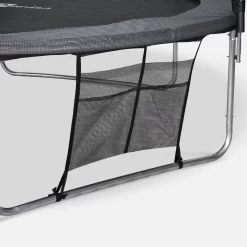 Trampoline 400cm Avec Pack D'accessoires Couleur : Gris -Sweeek KIT400GREY 04