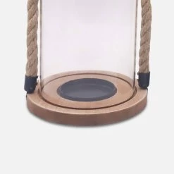 Lanterne En Verre, Anse En Corde Intérieur/extérieur (lot De 2) 8 Lanterne En Verre, Anse En Corde Intérieur/extérieur (lot De 2) -Sweeek LANT19ROPEX2 03