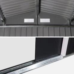 Abri De Jardin Métal 8,95m² 8 Abri De Jardin Métal 8,95m² -Sweeek MS884GY 04