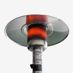 Parasol Chauffant Gaz 12,5kW Avec Housse De Protection Couleur : Noir -Sweeek PC1204HCBK 04