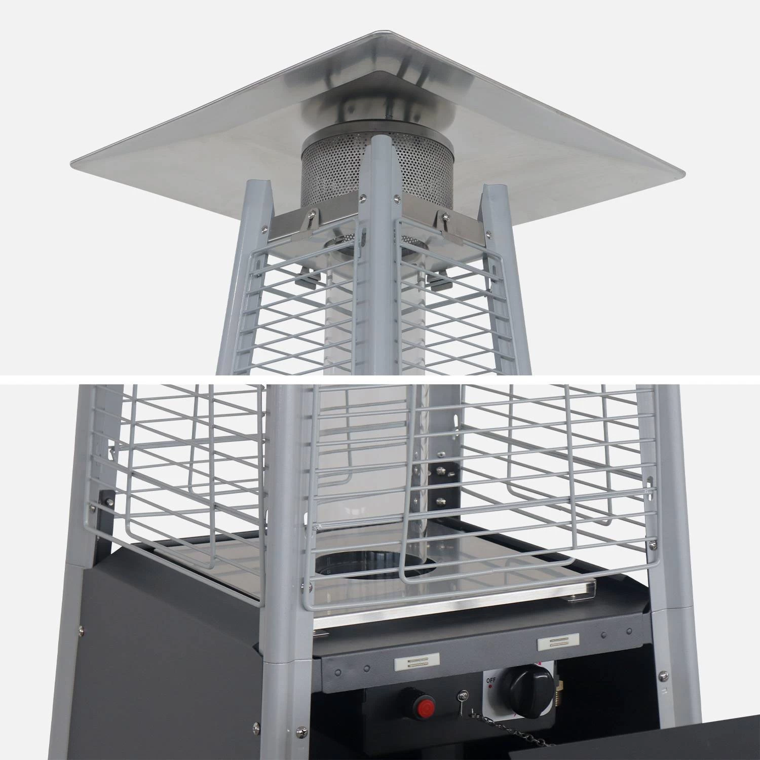 Parasol Chauffant Gaz 10.5KW Avec Housse De Protection 2 Parasol Chauffant Gaz 10.5KW Avec Housse De Protection – Image 2