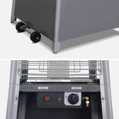 Parasol Chauffant Gaz 10.5KW Avec Housse De Protection 7 Parasol Chauffant Gaz 10.5KW Avec Housse De Protection -Sweeek PCKD7001PSGHC 03