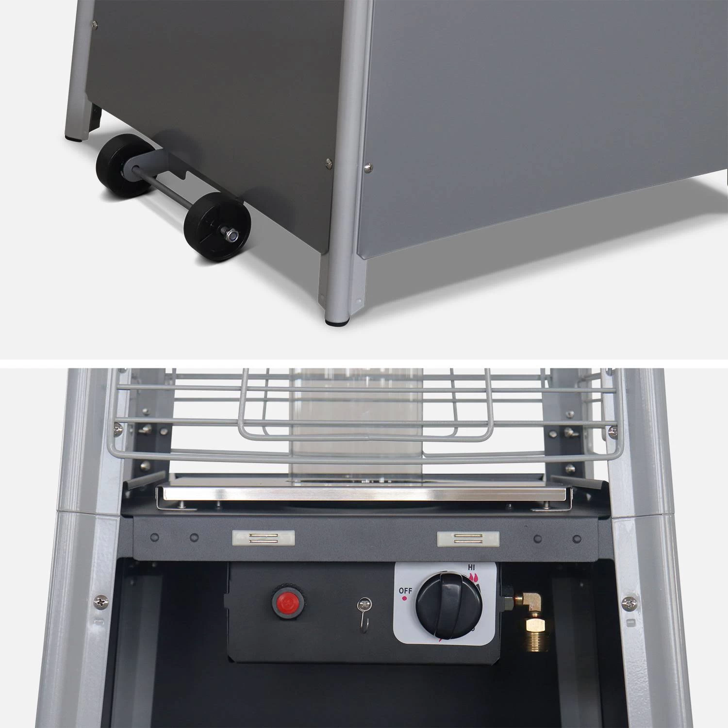 Parasol Chauffant Gaz 10.5KW Avec Housse De Protection 3 Parasol Chauffant Gaz 10.5KW Avec Housse De Protection – Image 3