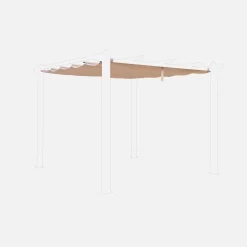 Toile De Toit Pour Pergola 3x3m Condate Couleur : Beige