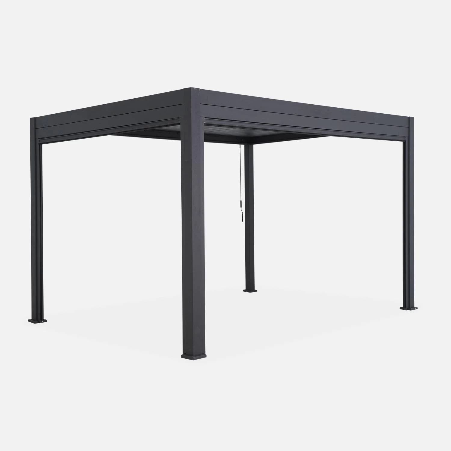 Pergola Bioclimatique 3x4m + Store 300cm + Store 400cm 3 Pergola Bioclimatique 3x4m + Store 300cm + Store 400cm – Image 3