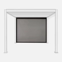 Store Latéral 3m Pour Pergola Bioclimatique Triomphe 3x4m Et 3x6m