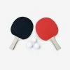 Raquette Ping Pong (lot De 2) + 3 Balles