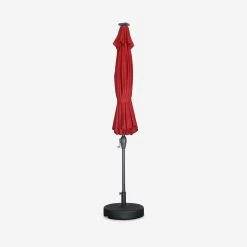 Parasol LED Rond 2.7m Couleur : Rouge -Sweeek PU300LEDRED 03