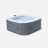 Spa Gonflable 4 Places Carré, Système Anti-gel Et Bâche