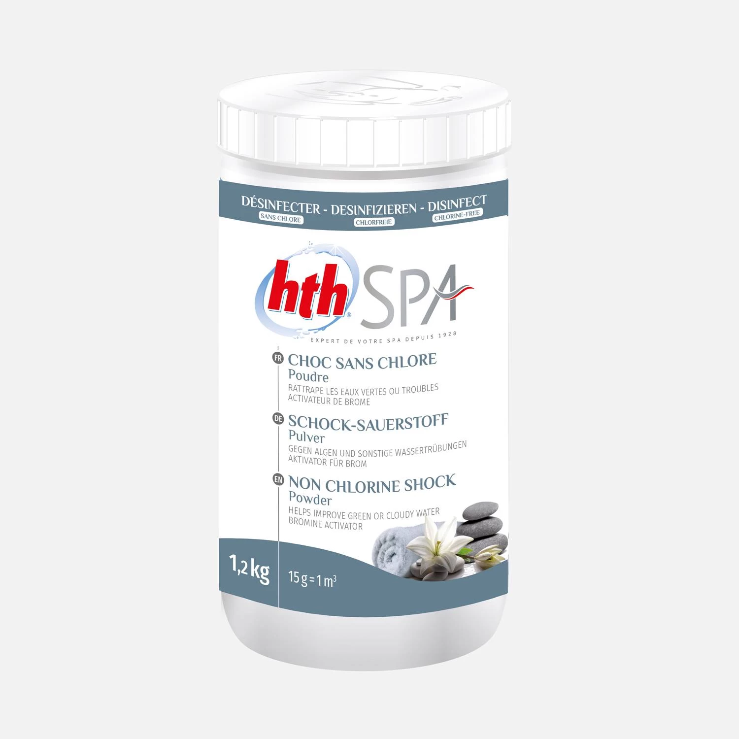 Choc Sans Chlore à L'oxygène Actif 1 Choc Sans Chlore à L'oxygène Actif