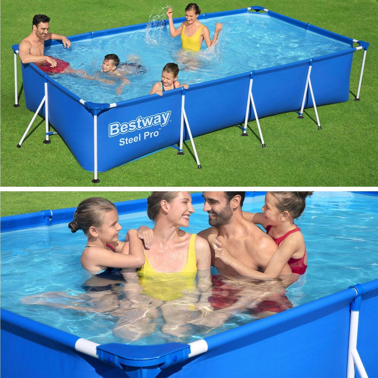 Piscine Hors Sol Tubulaire Rectangulaire Avec Filtre Et Pompe 3 Piscine Hors Sol Tubulaire Rectangulaire Avec Filtre Et Pompe – Image 3