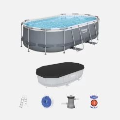 Piscine Hors Sol Tubulaire Géante Avec Accessoires
