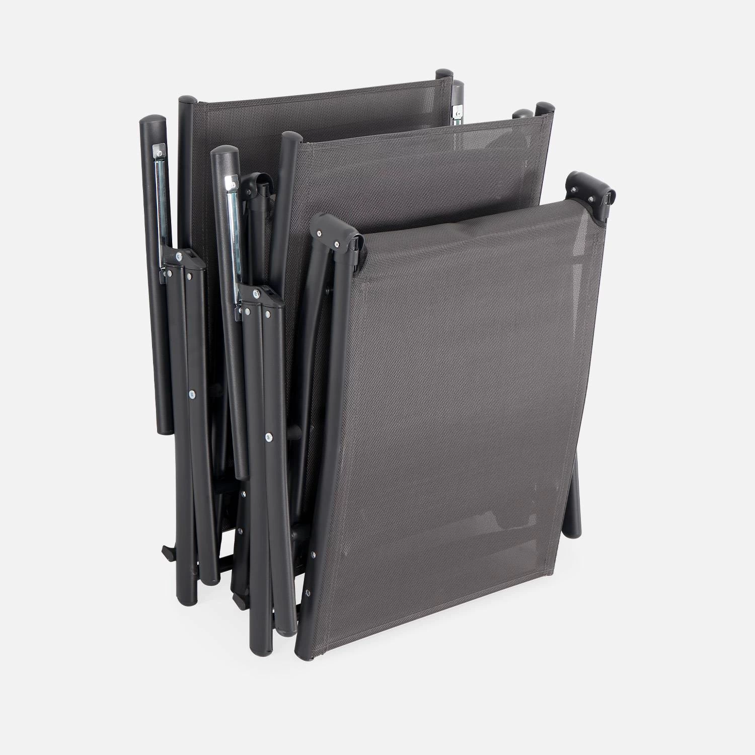 Lot De 2 Bains De Soleil Pliants 4 Lot De 2 Bains De Soleil Pliants – Image 4