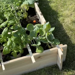 Carré Potager En Bois 90 X 90cm -Sweeek VG90 07 scaled