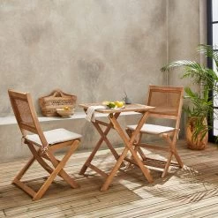 Table De Jardin Bistrot Pliable Bois 2 Chaises -Sweeek acbs60cansqse 46ed44c1673d1c786ae5600eee8ed445