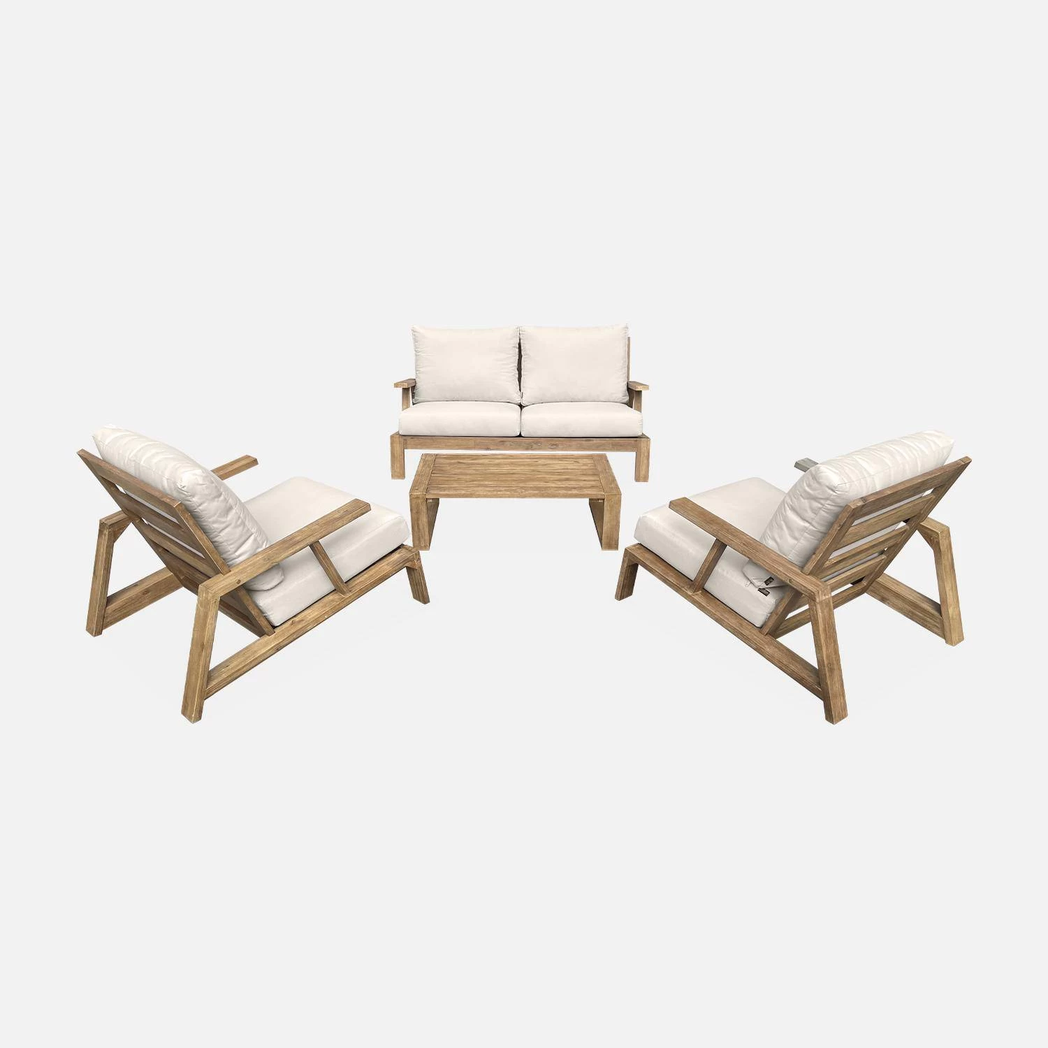 Salon De Jardin Bois 4 Places 3 Salon De Jardin Bois 4 Places – Image 3