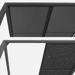 Lit De Jardin Aluminium, 2 Matelas Inclinables, Toit Avec Panneaux Amovibles Couleur : Anthracite / Anthracite 12 Lit De Jardin Aluminium, 2 Matelas Inclinables, Toit Avec Panneaux Amovibles Couleur : Anthracite / Anthracite -Sweeek afsunbedat e14ccfd1f13d44953ad1cbac42c639c9