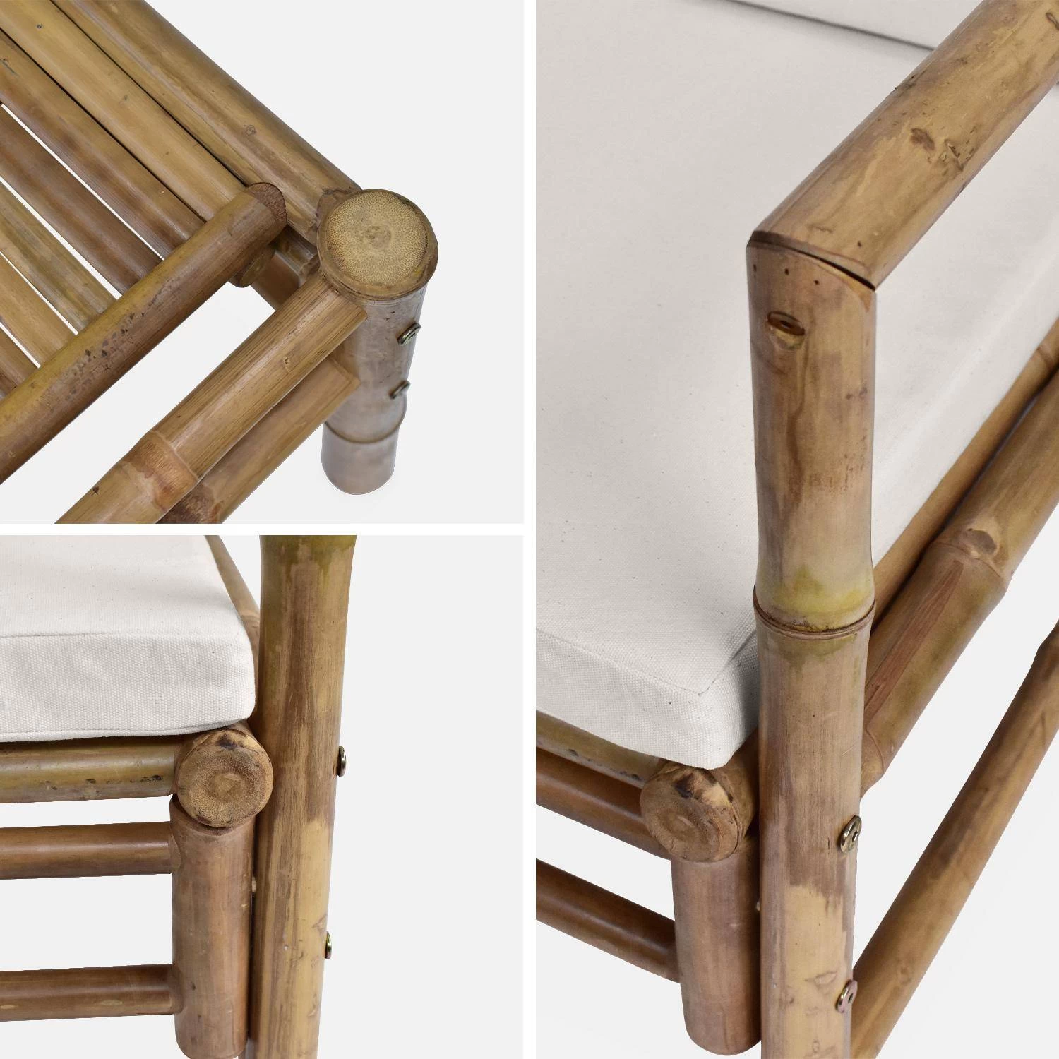 Salon De Jardin Bambou 4 Places 8 Salon De Jardin Bambou 4 Places – Image 8