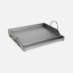 Plancha Universelle Pour Barbecue, 40cm -Sweeek bbqcp40ss 2215c35a9a1d91367875cd82a8c65542