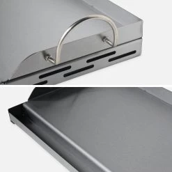 Plancha Universelle Pour Barbecue, 55cm -Sweeek bbqcp55ss b1e9c6f2cbd063b15134031537d90c75