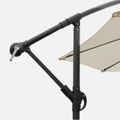 Parasol Déporté Rond Ø300cm Couleur : Ecru 5 Parasol Déporté Rond Ø300cm Couleur : Ecru -Sweeek bu300ecru f252327ac704331cbb356e334702958e