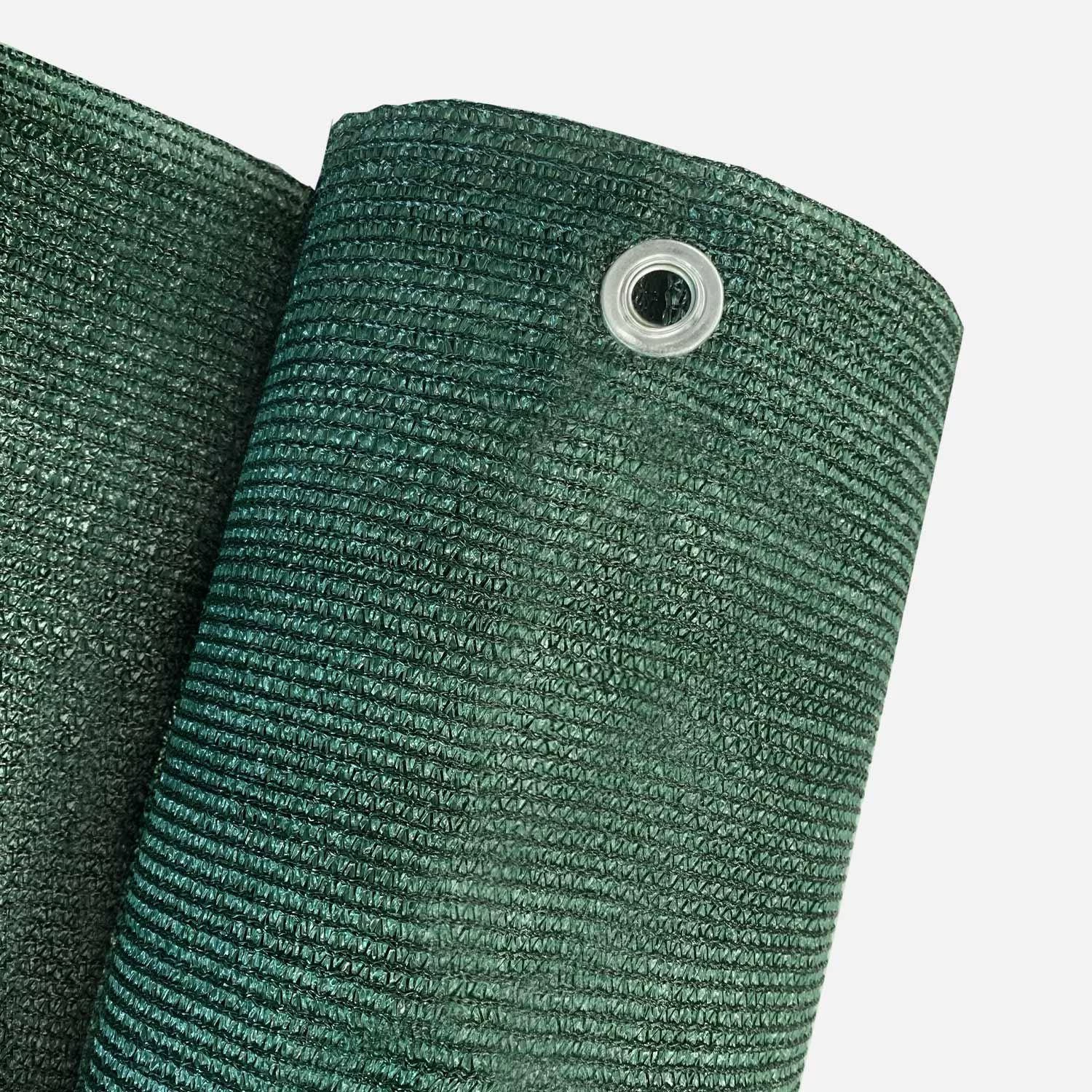 Brise Vue Occultant Vert 10m 150g/m² 2 Brise Vue Occultant Vert 10m 150g/m² – Image 2