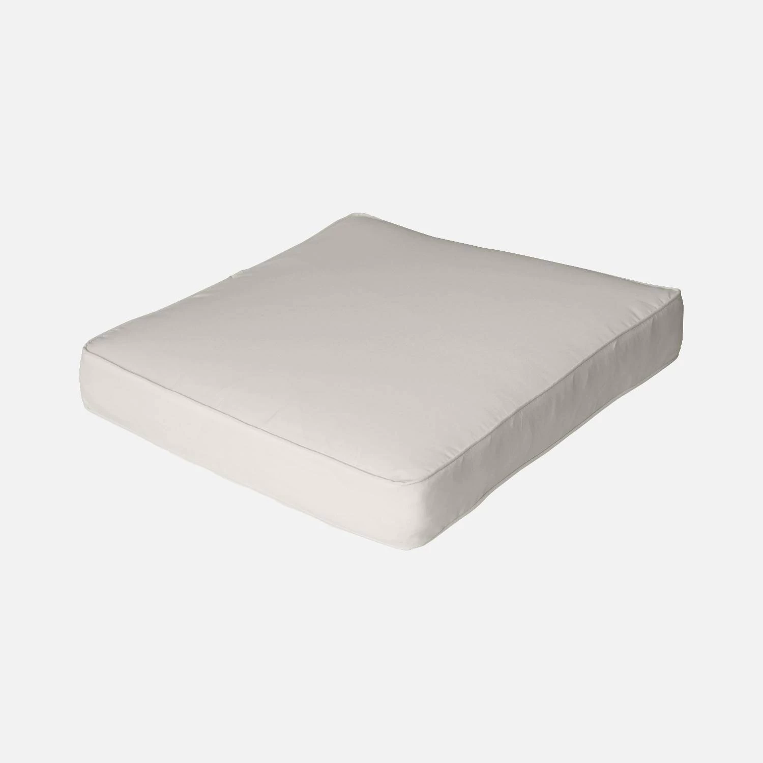 Housses De Coussins Pour Salon De Jardin Genova Couleur : Ecru 2 Housses De Coussins Pour Salon De Jardin Genova Couleur : Ecru – Image 2