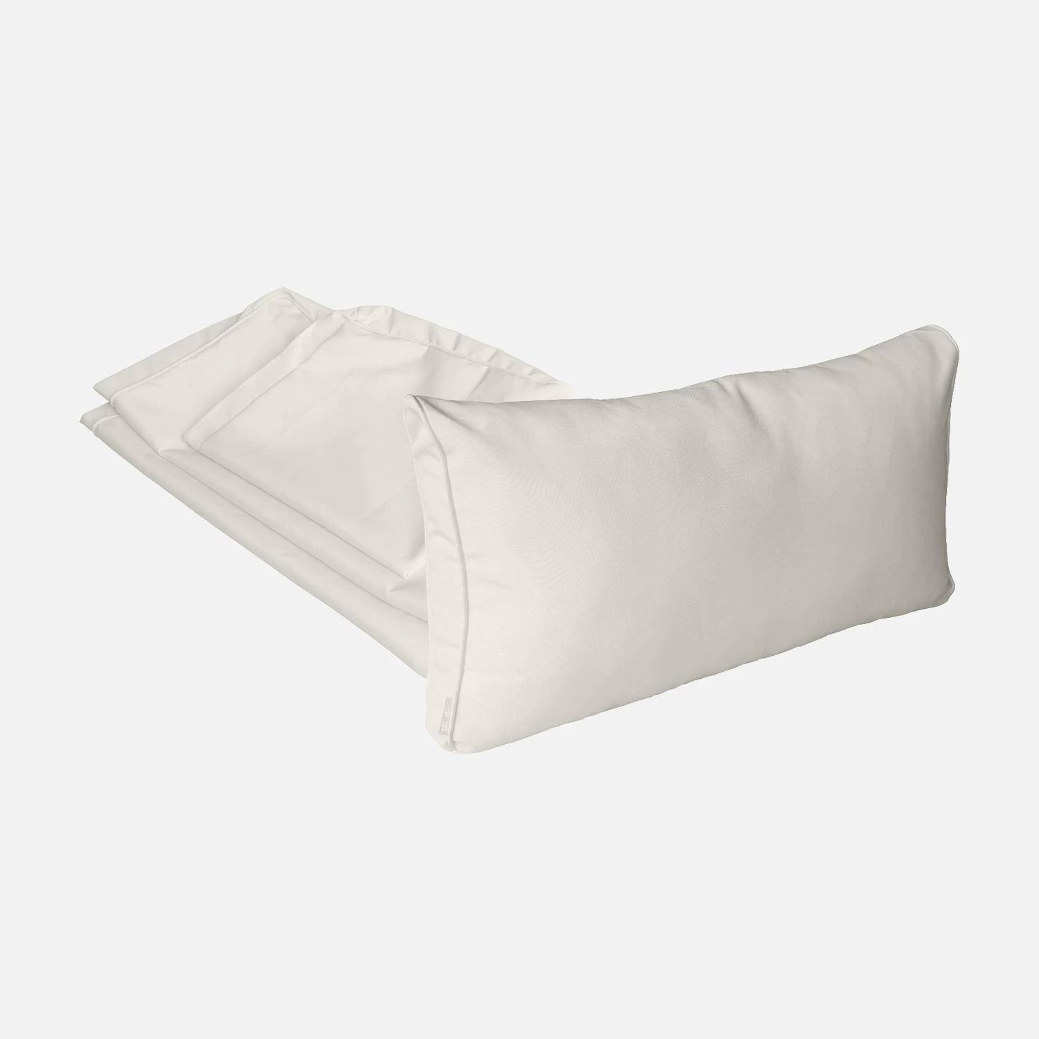 Housses De Coussins Pour Salon De Jardin Genova Couleur : Ecru 1 Housses De Coussins Pour Salon De Jardin Genova Couleur : Ecru