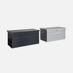 Coffre De Jardin En Métal 385L Couleur : Anthracite 7 Coffre De Jardin En Métal 385L Couleur : Anthracite -Sweeek cjm800at eff869a135db75607e609c1866338dab