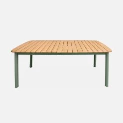 Table De Jardin Bois Et Métal 6 Places -Sweeek ec190r6seggy f5deb68a44fd1f963ec8d7a694a3970e
