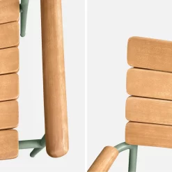 Chaise De Jardin Bois Et Aluminium, Empilables (lot De 4) 11 Chaise De Jardin Bois Et Aluminium, Empilables (lot De 4) -Sweeek ecarmseggyx4 706e3f2d8f5fe6188361712230b8e4e0