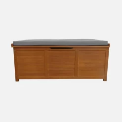 Coffre De Jardin Bois 200L Avec Vérins Couleur : Bois / Gris -Sweeek ecbox125gy 8218dbc025844ab6e3261171d65d10c9 scaled