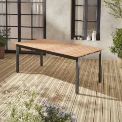 Table De Jardin Extensible Bois Et Aluminium 8 à 10 Places