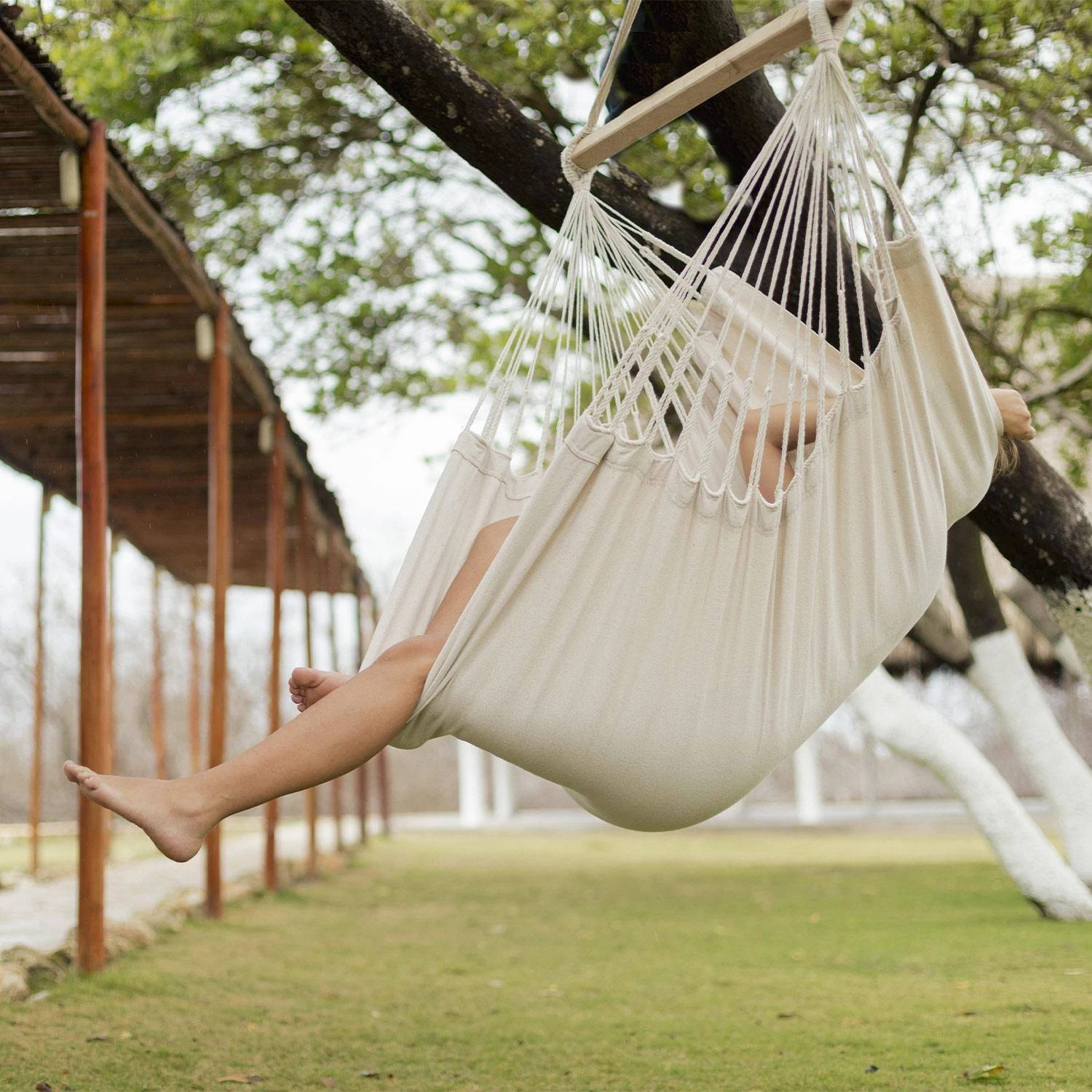 Chaise Hamac Polycoton 115 X 160 Cm 1 Chaise Hamac Polycoton 115 X 160 Cm