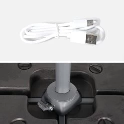 Parasol LED Déporté Rond 3m -Sweeek hufibled300bg 93399479de57e1ef19f857e6801674b5