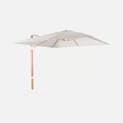 Parasol Déporté Carré 3x3m, Mât Effet Bois Couleur : Ecru 10 Parasol Déporté Carré 3x3m, Mât Effet Bois Couleur : Ecru -Sweeek hukd3x3wdecru 62c4d2a518dedb8a3e2dc4e4f43bcfb3