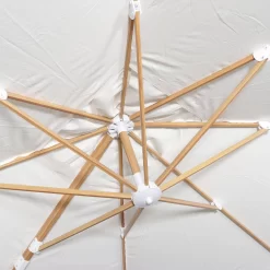 Parasol Déporté Carré 3x3m, Mât Effet Bois Couleur : Ecru 12 Parasol Déporté Carré 3x3m, Mât Effet Bois Couleur : Ecru -Sweeek hukd3x3wdecru 7d6425440df7a66422535ddd1743dc5e