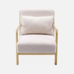 Fauteuil Scandinave En Bois Et Tissu Bouclette 12 Fauteuil Scandinave En Bois Et Tissu Bouclette -Sweeek iacscaboucl 5ded0bc67bfe8c8942d80c6a14bd0304